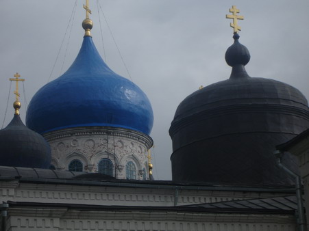 Купола Рогачёвского храма Николая Чудотворца
