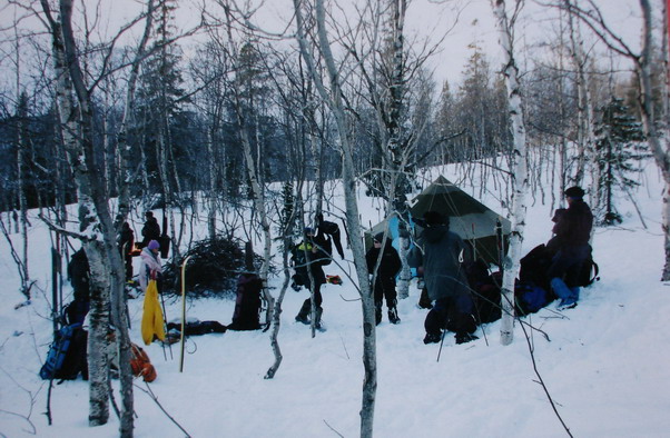 Первый лагерь в лесу