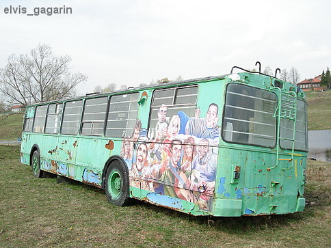 заблудившийся тролейбус в д.Починки