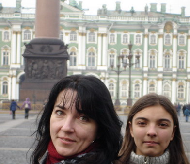 мои девочки на Дворцовой площади