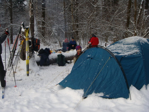 Лагерь в лесу