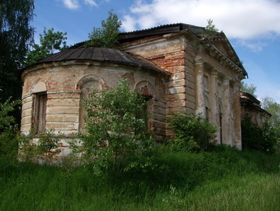 остатки церкви в Княжихи